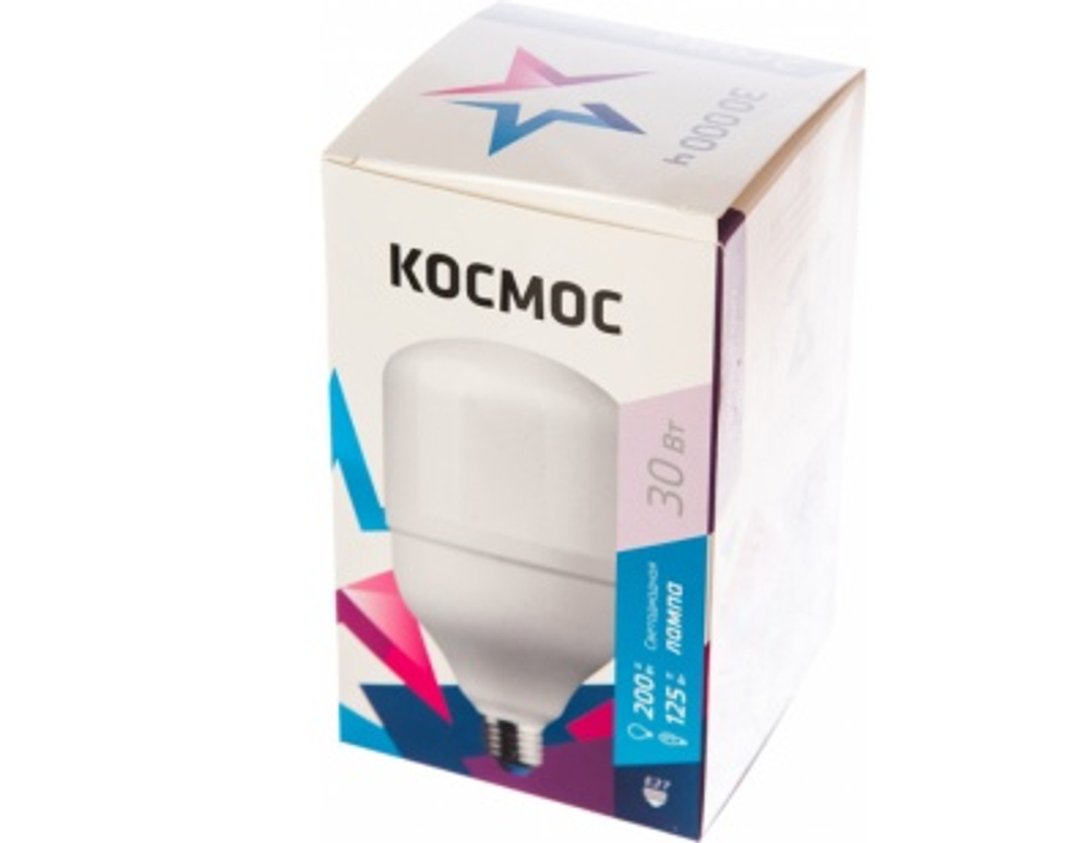 Лампа светодиодная высокомощная Космос 30W Е27 4500К