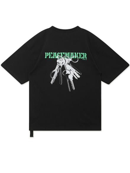 Мужская Футболка Oversize Keys Print