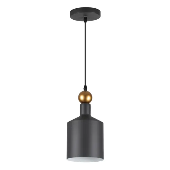 4085/1 PENDANT ODL19 417 темн.серый/золотой Подвес Е27 1*40W 220V BOLLI