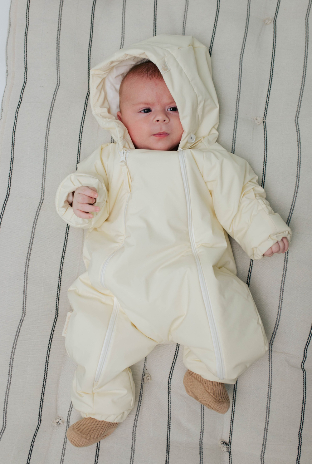 163-02 Комбинезон демисезонный (экрю)