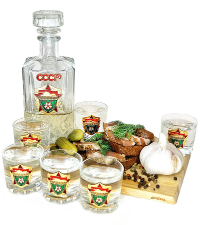 Комплект для алкоголя «Танковые войска»