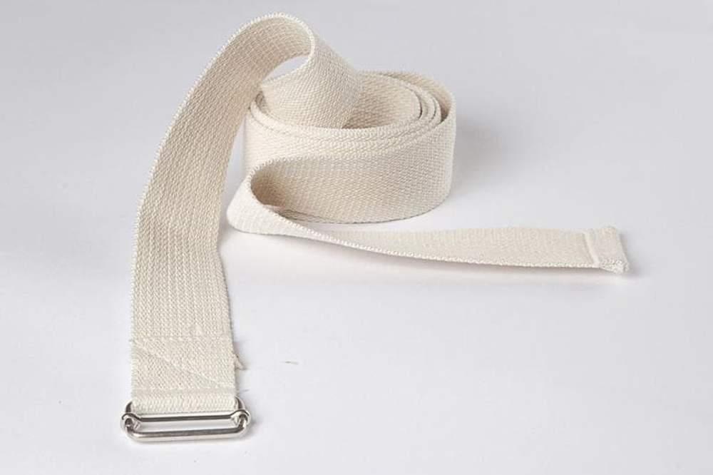 Ремень для йоги хлопковый Nature длиной 400 см Рамайога