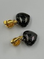 Клипсы с сердечками Sonia Rykiel