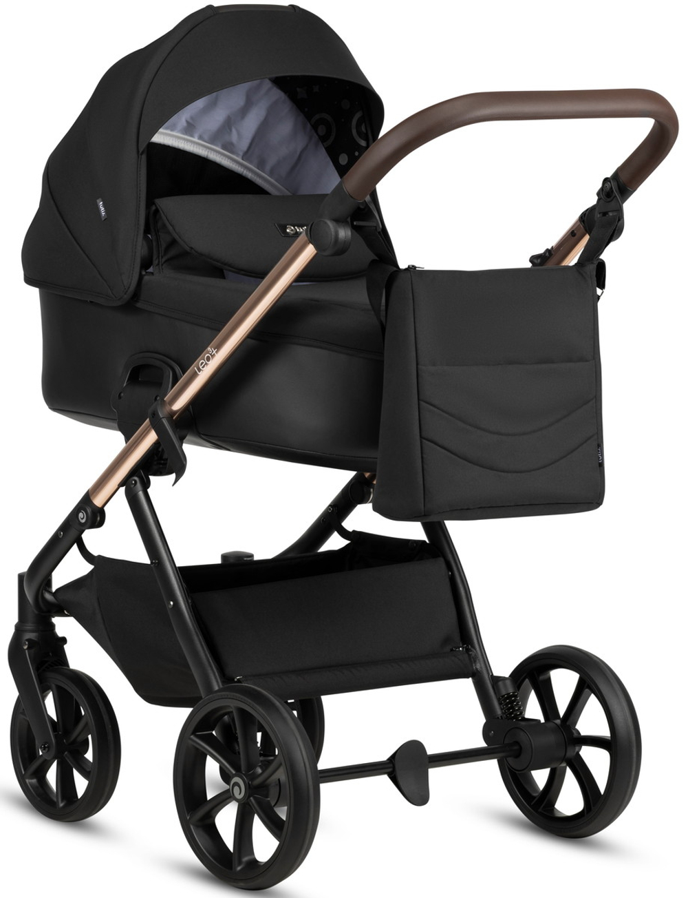 Детская коляска Tutis Leo 3 Plus 2 в 1 1582201 Black