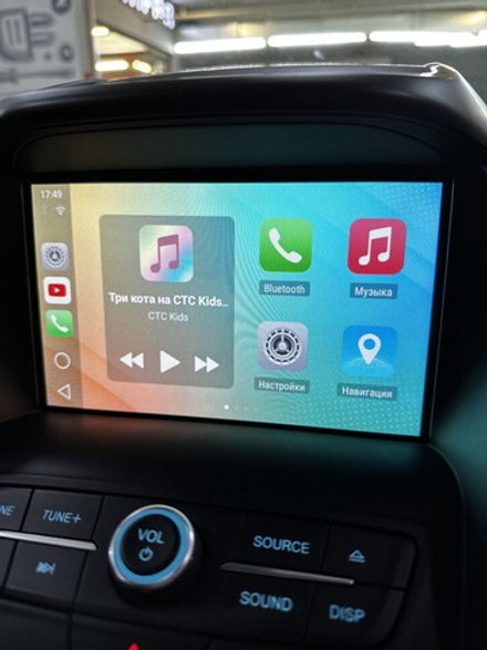 Мультимедиа навигационный блок для автомобилей со штатным USB CarPlay  - Parafar PFBoxT1 Android 12, ТОП Процессор, 4Гб-64Гб, 4G SIM-слот