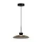 5055/9L L-VISION ODL24 457 черный/дымчатый/металл/стекло Подвес LED 9W 3000К SAUCER