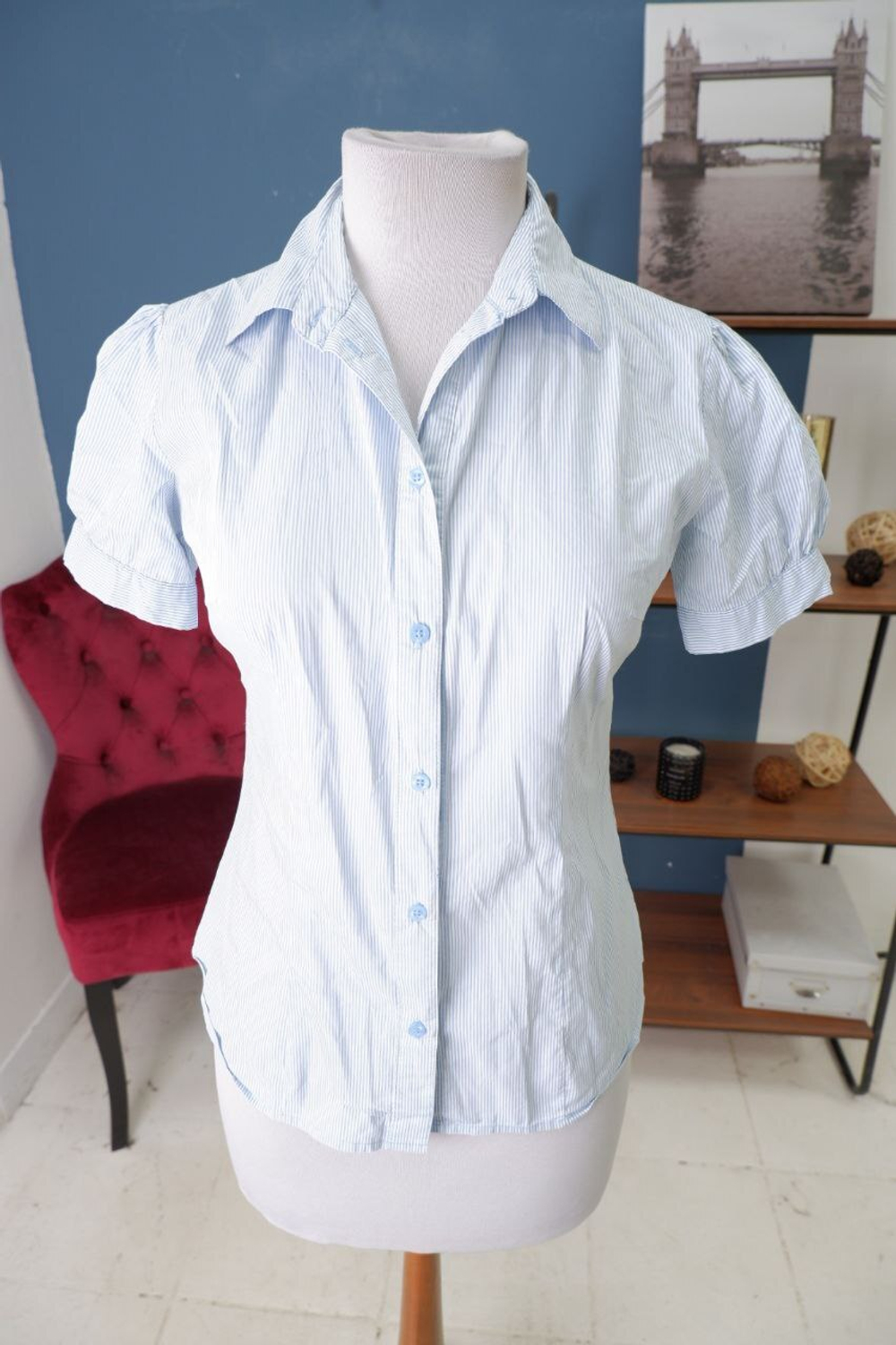 Рубашка O'stin с коротким рукавом  44 размер