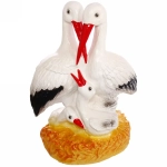 Фигура из гипса «Аисты-семья» 55см