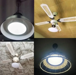 Лампочка светодиодная UFO 60 W, цоколь E27, Круг, Нейтральный белый, LED лампа UFO