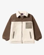 Куртка Ymkashix Furry HTF коричневая/песочная