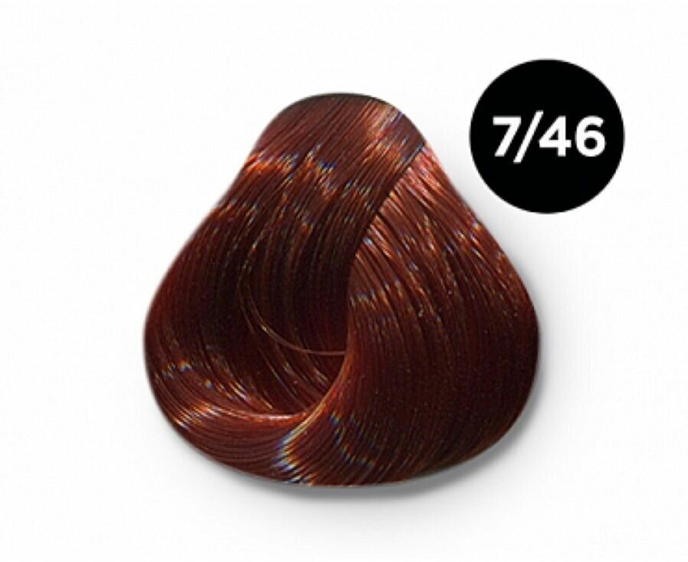 OLLIN COLOR 7/46 русый медно-красный 100 мл Перманентная крем-краска для волос