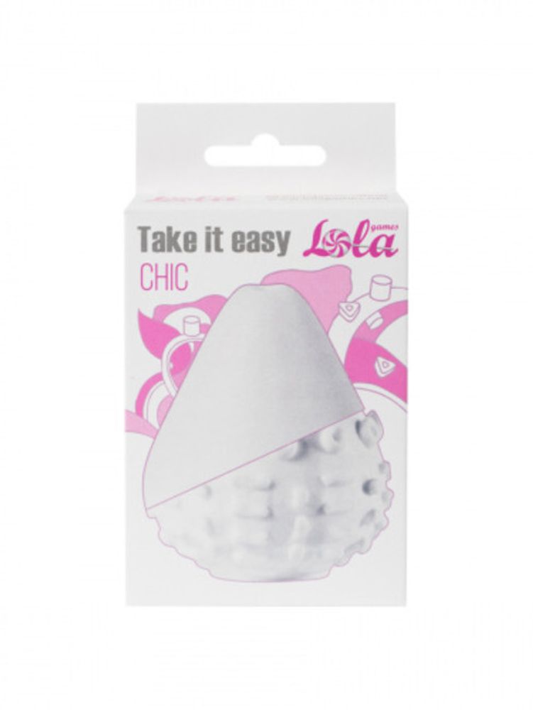 Мастурбатор Take it easy CHIC WHITE (Цвет: белый)