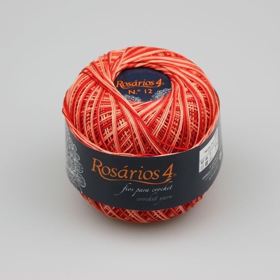 Пряжа ROSARIOS 4 Хлопок мерсеризованный принт № 12 (100% мерсеризованный хлопок)