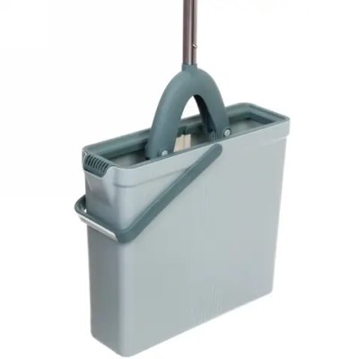 Набор для уборки (ведро с отжимом, швабра, две насадки) в цветной коробке XTB-020