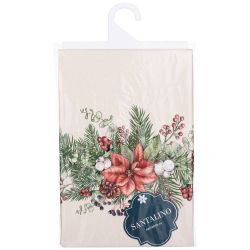 ФАРТУК "CELEBRATION", 100% ХЛОПОК,БЕЖЕВЫЙ,ТВИЛ, ГОРОХ