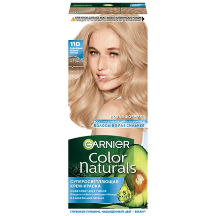 Краска Garnier Сolor Naturals Суперосветляющий натуральный блонд 110