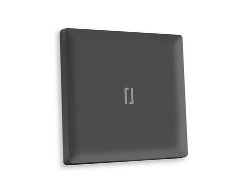 AP9020 Лицевая панель ALFA (Графит Мягкое касание) для 1-кл выключателей с подсветкой QUANT