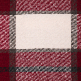 Ткань рубашечная фланель 260 г/м² 80% полиэстер, 20% хлопок шир.150 см  цв.41 красный