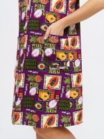 924 Халат "Тропики/фиолетовый" SveTekst (Акция)