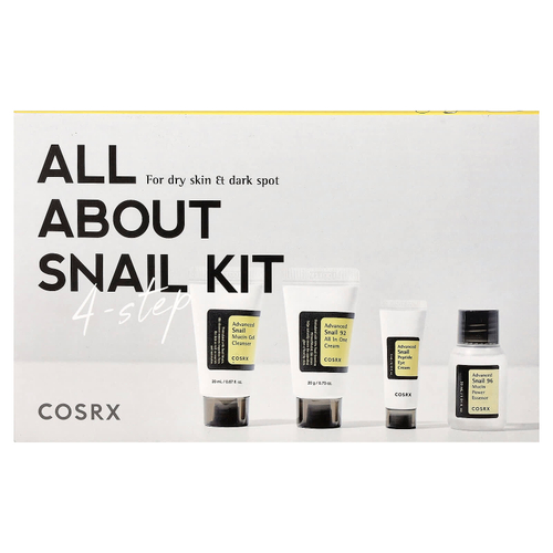 CosRx, All About Snail Kit, набор из 4 предметов