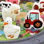 Развивающая игрушка Деревянная дорога 45 элементов, коробка C-41880