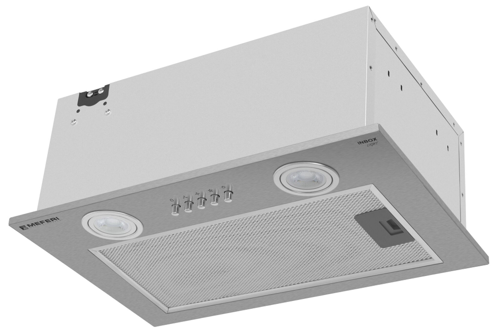 Полновстраиваемая вытяжка Meferi INBOX45IX LIGHT фото 2