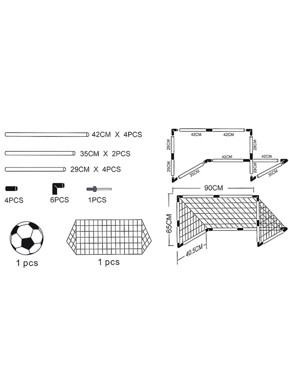Игра спортивная Ворота футбольные (5021)