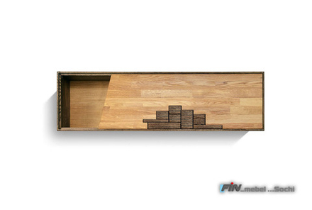 арт. 5059 ДУБ Шкаф навесной горизонтальный "Irving Design" ШхВхГ: 1240х350х320