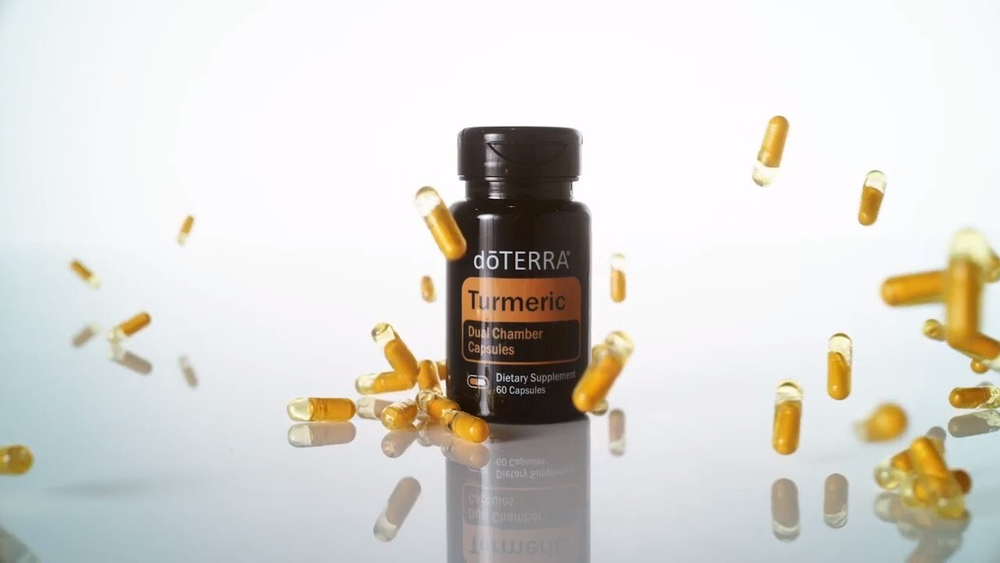 doTERRA Куркума в капсулах, Turmeric, 60 двухкамерных капсул