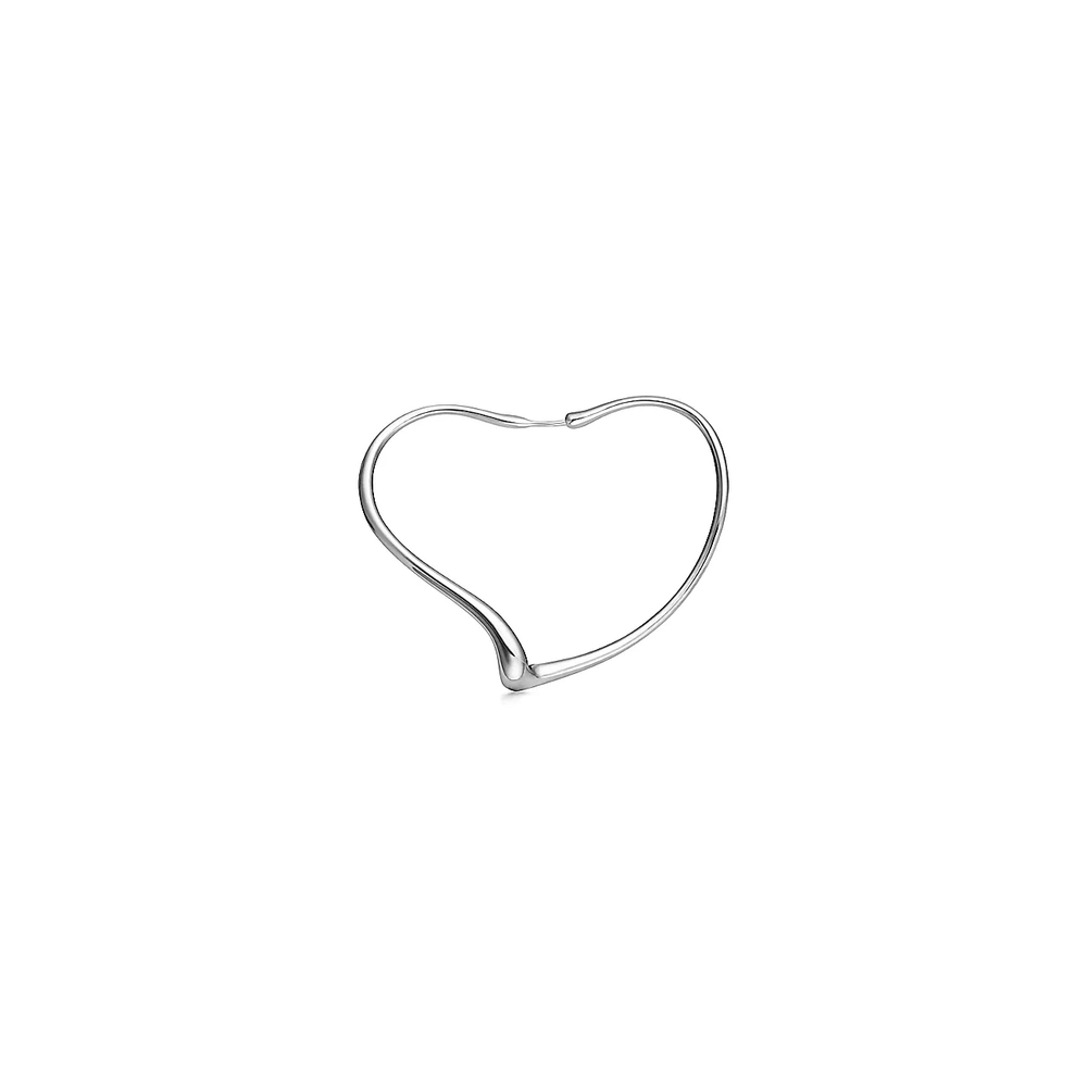 Серьги - кольца из серебра 925 , Tiffany💠Open heart.  ✨Exlusive✨