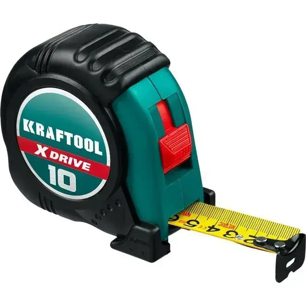 Рулетка KRAFTOOL X-Drive 10м х 25мм 34122-10