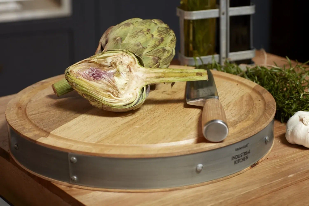 Kitchen Craft Доска промышленная кухонная 36х5см круглая