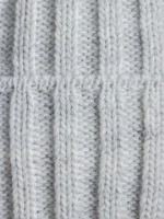 Шапка зимняя для девочки со снудом и помпонами