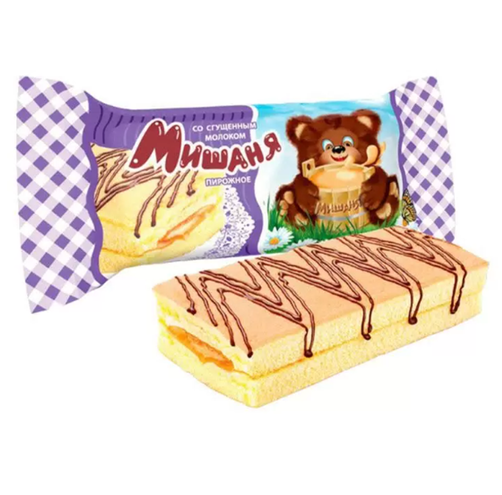 Бисквитное пирожное Мишаня Ассорти
