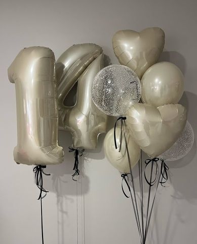 Шары кремовые на 14 лет девочке