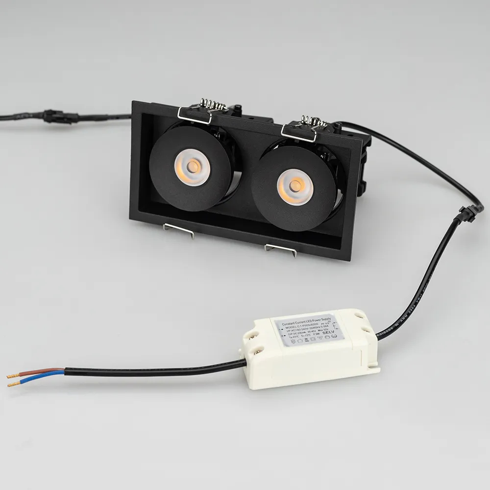 Светильник CL-SIMPLE-S148x80-2x9W Day4000 (BK, 45 deg) (Arlight, IP20 Металл, 3 года) 026877