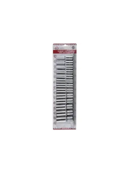 Набор головок глубоких на планке 1/2