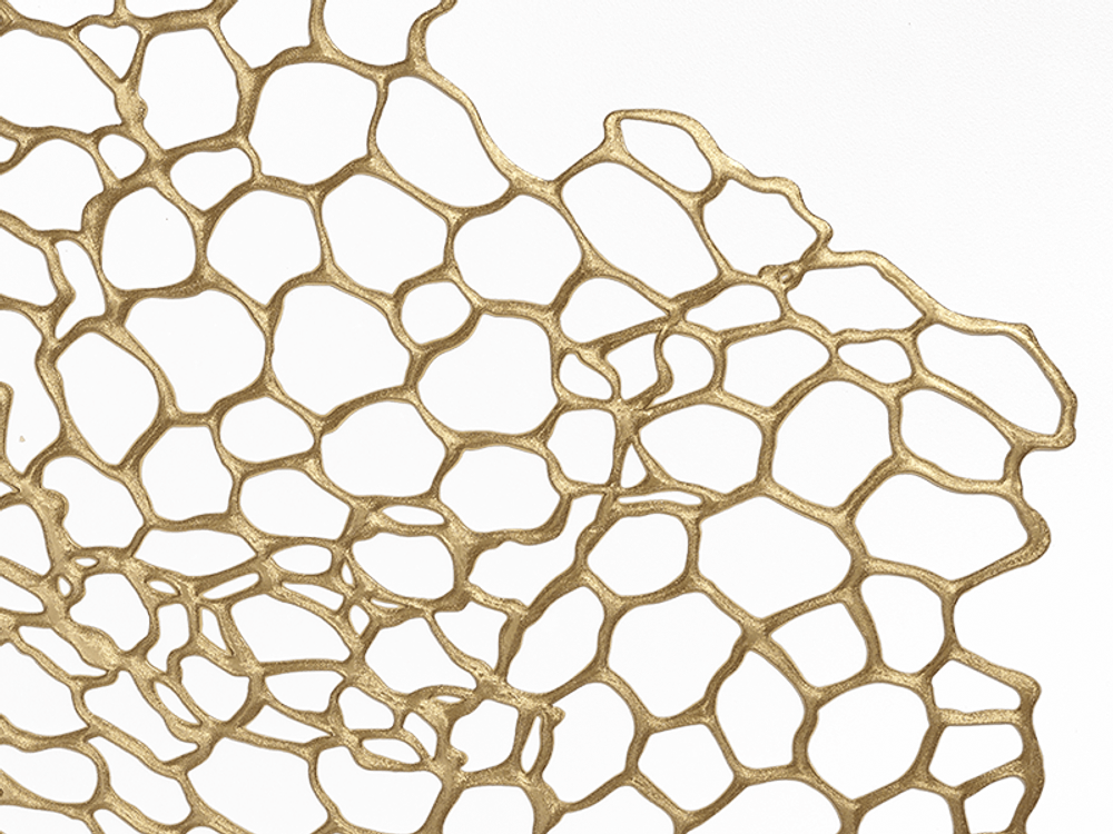 Салфетка подстановочная Chilewiсh Pressed Sea Lace Brass 100546-001