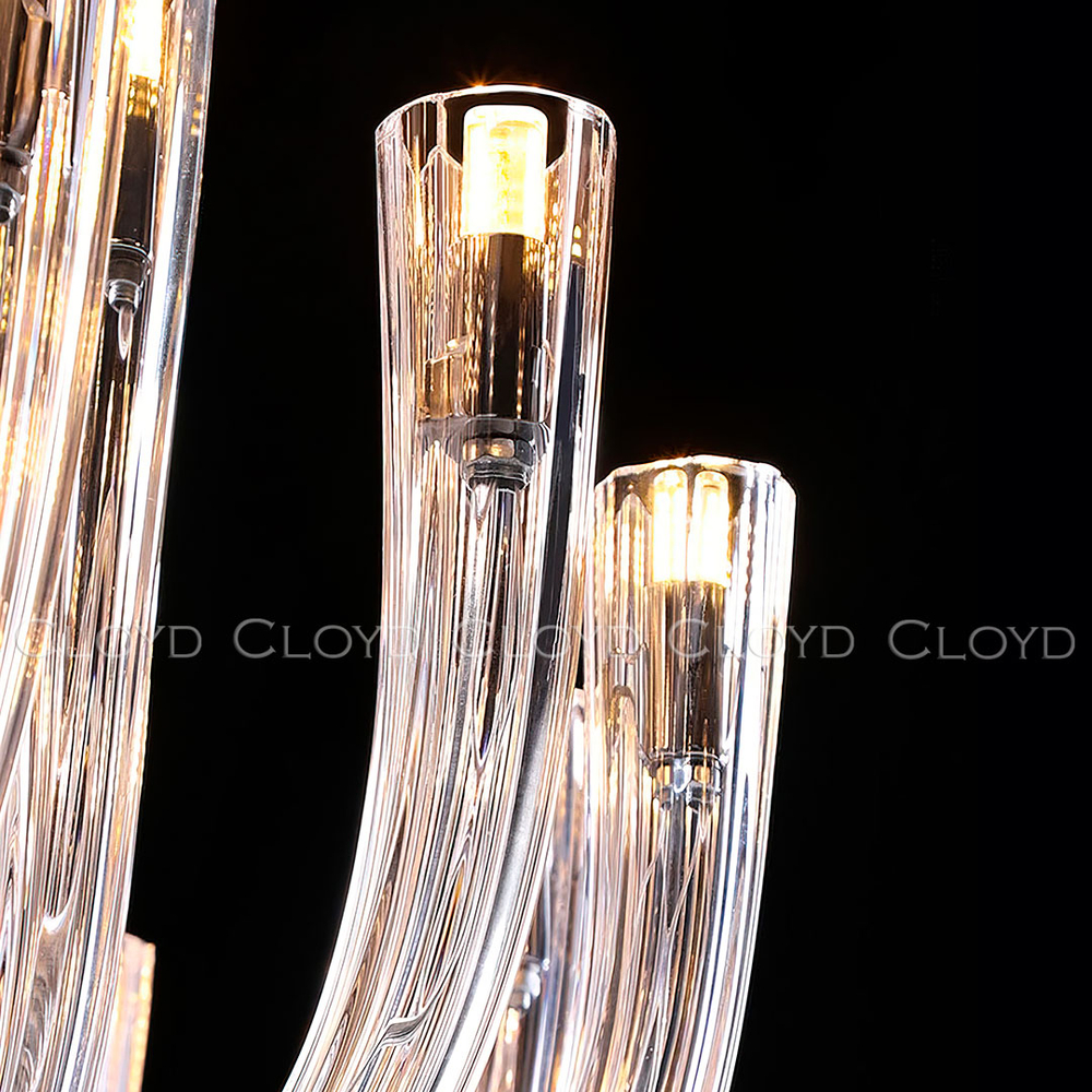 Люстра Cloyd AEDA C32 / Ø90 см - хром (арт.11638)