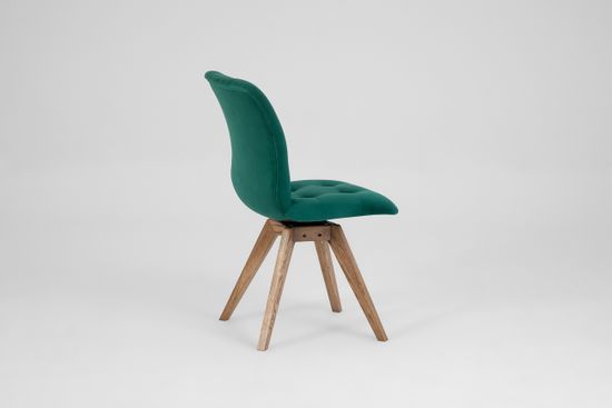 Стул Орландо (дуб/201 Белая эмаль/ткань MODUS 18)