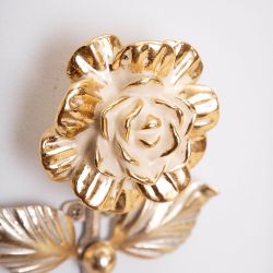 Настенный крючок Роза Прованса Баккара Айвори