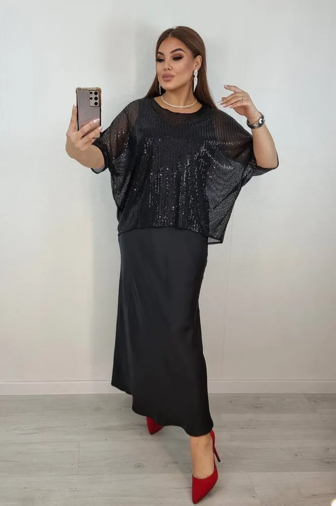 Платье с накидкой 03573-3 Фабрика Моды