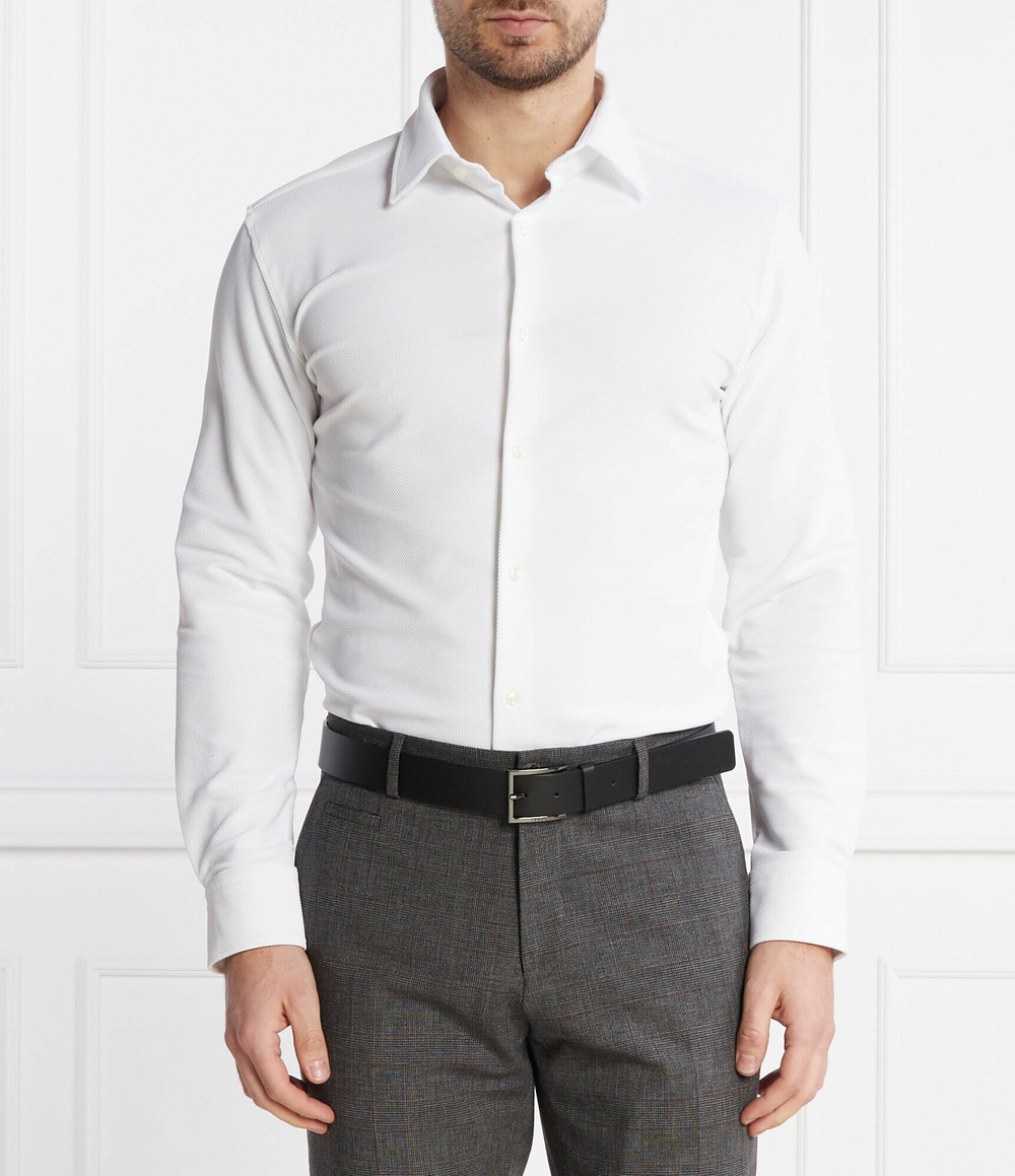 Рубашка P-HANK-kent-C1-222 BOSS BLACK - белый(50503111)