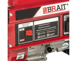 Генератор бензиновый BRAIT BR-3800AL (3,2 кВт, 15 л, 220 В, ручной стартер)