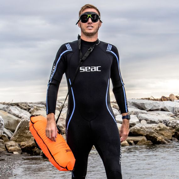 Буй сигнальный для плавания Seac Hydra 20 л оранжевый