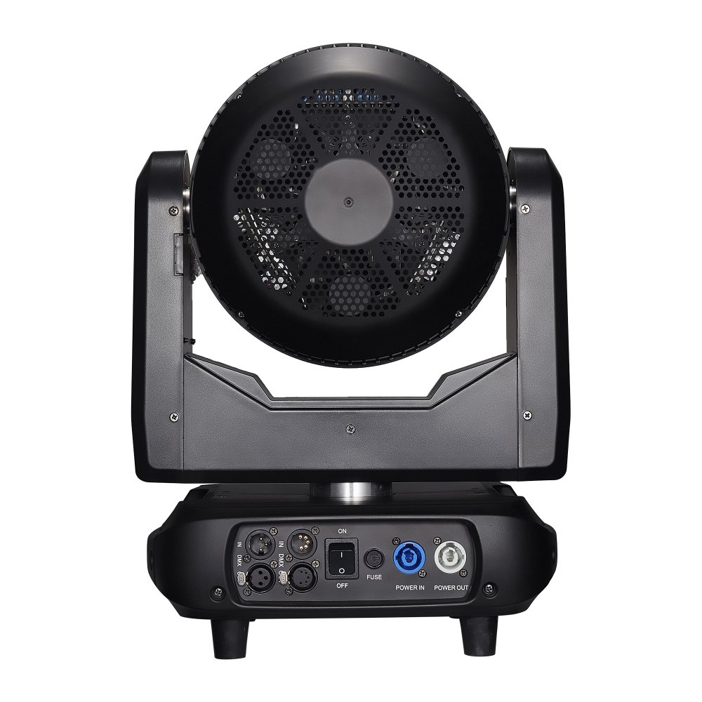 PL-E1840BYL — вращающаяся голова Wash 18×40 Вт лазер 5 Вт RGBL с зумом 4°–60°