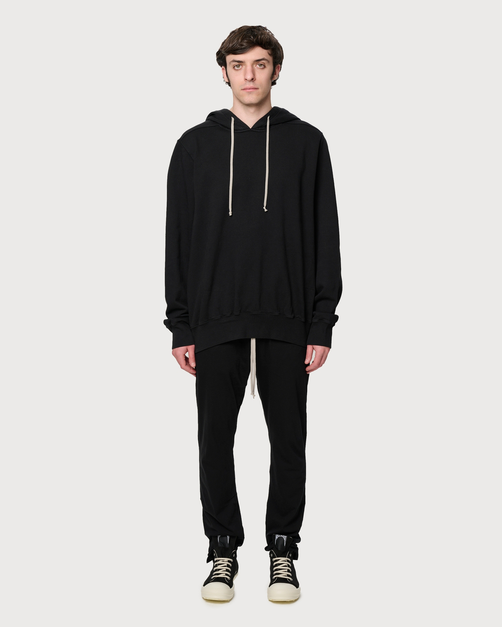 RICK OWENS DRKSHDW БРЮКИ ЧЕРНЫЕ HOLLYWOOD KNIT BERLIN RN