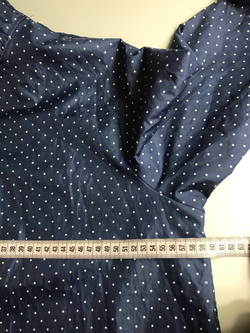 Плащ длинный в горошек, визуально на 50/52 размер