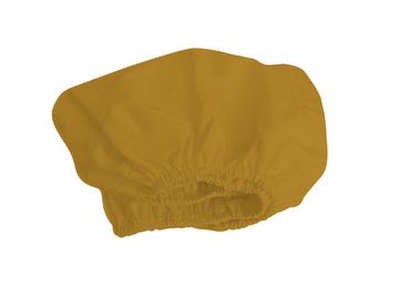 Простынь на резинке для кровати 140*200 см (горчичный, сатин)
