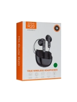 Наушники беспроводные R20, TWS, вкладыши, Bluetooth 5.3, 30/